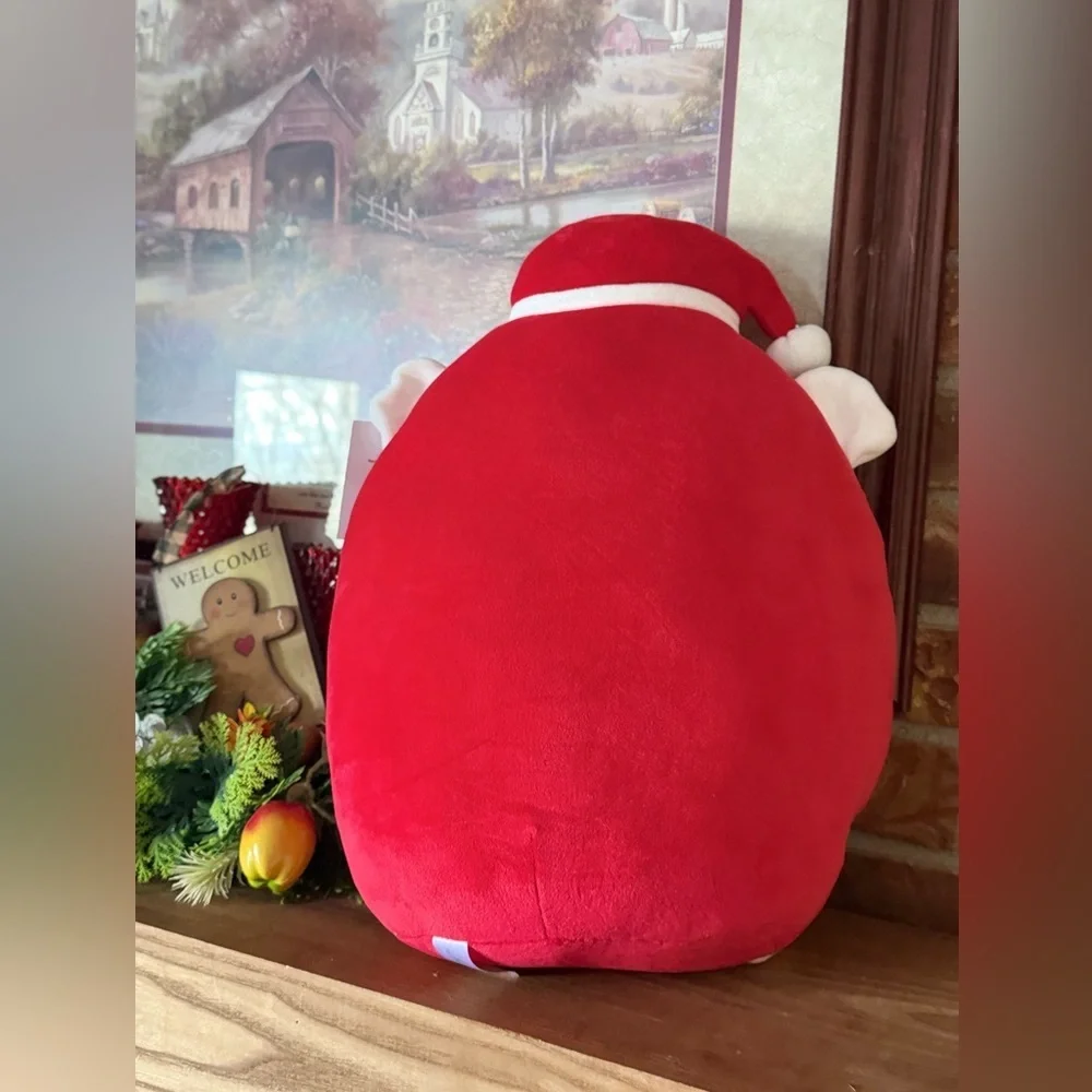 16” Squishmallows Brooke the Polar Bear collectible Holiday Pillow NWT
